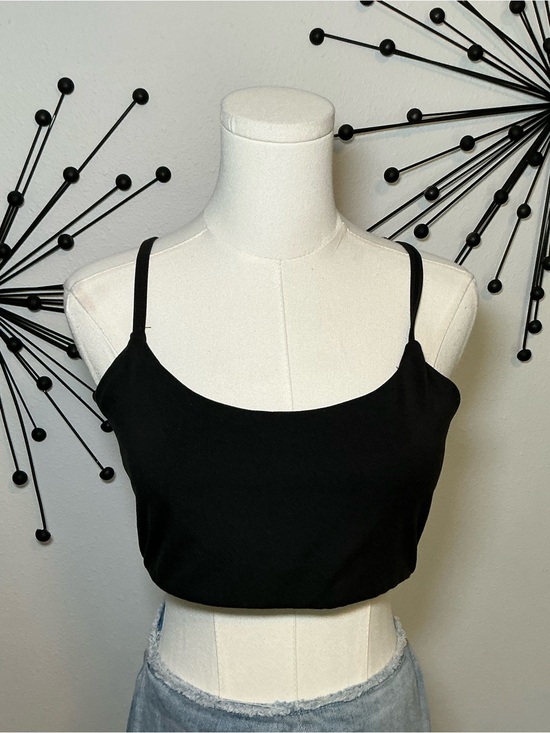 PARAGON Other - Paragon Black Longline Sports Bra Crop Top Strappy Back Activewear Medium